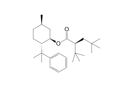 (1R,2S,5R)-5-methyl-2-(1-methyl-1-phenylethyl)cyclohexyl(2'S)-2'-(tert-butyl)-4',4'-dimethylpentanoate