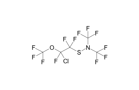 2-TRIFLUOROMETHOXY-2-CHLOROTRIFLUOROETHYL-N,N-HEXAFLUORODIMETHYLSULPHENAMIDE