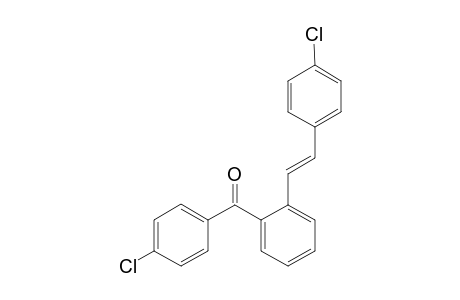 (E)-(4-Chlorophenyl)-(2-(4-chlorostyryl)phenyl)methanone