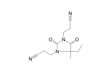 1,3-bis(2-Cyanoethyl)-4-ethyl-4-methyl-2,5-dioxoimidazolidine