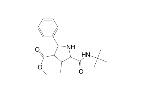 3-Pyrrolidinecarboxylic acid, 5-[[(1,1-dimethylethyl)amino]carbonyl]-4-methyl-2-phenyl-, methyl ester, (2.alpha.,3.alpha.,4.beta.,5.alpha.)-(.+-.)-