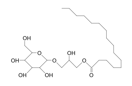 1-O-Hexadecanoyl-3-O-B-D-galactopyranosyl-glycerol