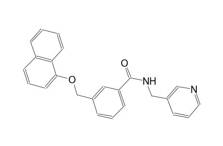 3-[(1-naphthyloxy)methyl]-N-(3-pyridinylmethyl)benzamide