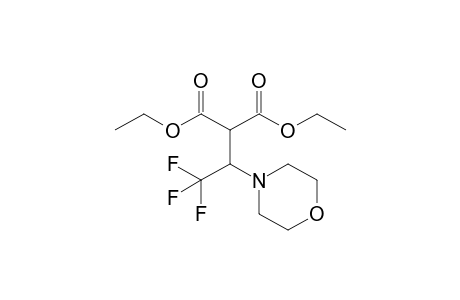 2-(2,2,2-trifluoro-1-morpholino-ethyl)malonic acid diethyl ester