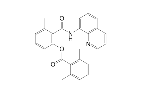3-Methyl-2-(quinolin-8-ylcarbamoyl)phenyl 2,6-dimethylbenzoate