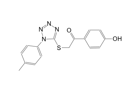 1-(4-Hydroxy-phenyl)-2-(1-p-tolyl-1H-tetrazol-5-ylsulfanyl)-ethanone