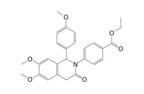 ethyl 4-(6,7-dimethoxy-1-(4-methoxyphenyl)-3-oxo-3,4-dihydro-2(1H)-isoquinolinyl)benzoate