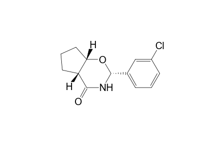 (2R,4aR,7aS)-2-(3-chlorophenyl)-3,4a,5,6,7,7a-hexahydro-2H-cyclopenta[e][1,3]oxazin-4-one