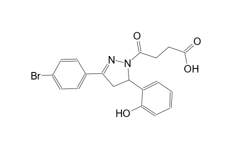 1H-pyrazole-1-butanoic acid, 3-(4-bromophenyl)-4,5-dihydro-5-(2-hydroxyphenyl)-gamma-oxo-