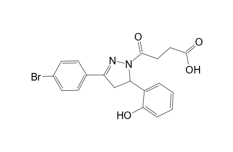 1H-pyrazole-1-butanoic acid, 3-(4-bromophenyl)-4,5-dihydro-5-(2-hydroxyphenyl)-gamma-oxo-