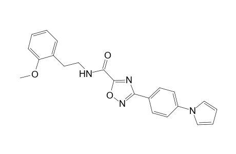 1,2,4-Oxadiazole-5-carboxamide, N-[2-(2-methoxyphenyl)ethyl]-3-[4-(1H-pyrrol-1-yl)phenyl]-