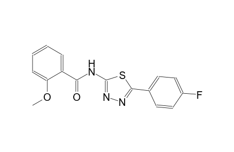 N-[5-(4-fluorophenyl)-1,3,4-thiadiazol-2-yl]-2-methoxybenzamide