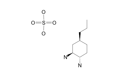 4-PROPYL-TRANS-CYCLOHEXANE-1,2-DIAMINE-DIHYDROGENSULFATE