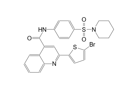 4-quinolinecarboxamide, 2-(5-bromo-2-thienyl)-N-[4-(1-piperidinylsulfonyl)phenyl]-