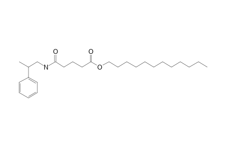 Glutaric acid, monoamide, N-(2-phenylpropyl)-, dodecyl ester