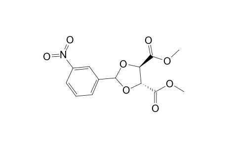 (4R,5R)-4,5-Bis(methoxycarbonyl)-2-(3-nitrophenyl)-1,3-dioxolane