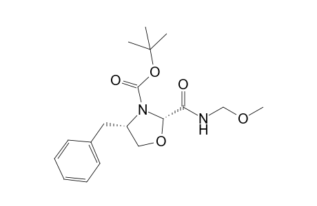 (2S,4S)-4-Benzyl-2-(methoxymethylcarbamoyl)oxazolidine-3-carboxylic acid tert-butyl ester