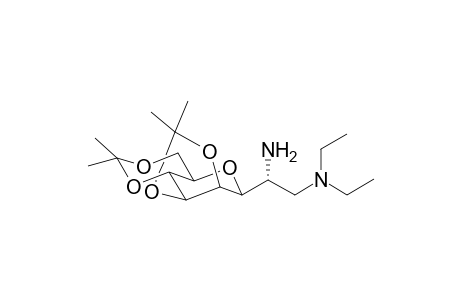 2-Amino-3,7-anhydro-1,2-dideoxy-1-(diethylamino)-4,5;6,8-di-O-isopropylidene-D-erythro-L-gluco-octitol