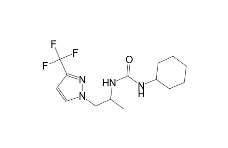N-cyclohexyl-N'-{1-methyl-2-[3-(trifluoromethyl)-1H-pyrazol-1-yl]ethyl}urea
