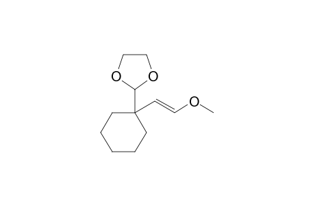 1-(1',3'-Dioxolan-2'-yl)-1-(2'-methoxyvinyl)cyclohexane