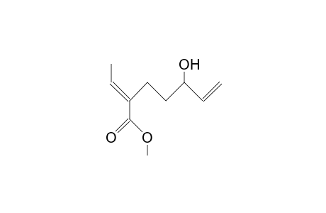 2-Ethylidene-5-hydroxy-hept-6-enoic acid, methyl ester