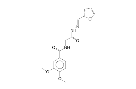 N-(2-[(2E)-2-(2-Furylmethylene)hydrazino]-2-oxoethyl)-3,4-dimethoxybenzamide