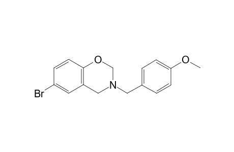 6-Bromanyl-3-[(4-methoxyphenyl)methyl]-2,4-dihydro-1,3-benzoxazine