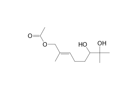 (E)-1-acetoxy-6,7-dihydroxy-2,7-dimethyloct-2-ene