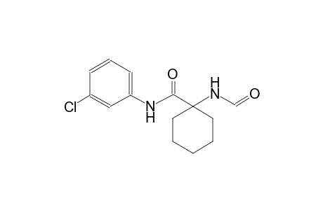 N-(3-chlorophenyl)-1-(formylamino)cyclohexanecarboxamide