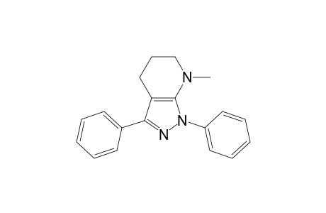 4,5,6,7-tetrahydro-7-methyl-1,3-diphenylpyrazolo[3,4-b]pyridin