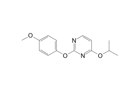2-(4-Methoxyphenoxy)-4-propan-2-yloxy-pyrimidine