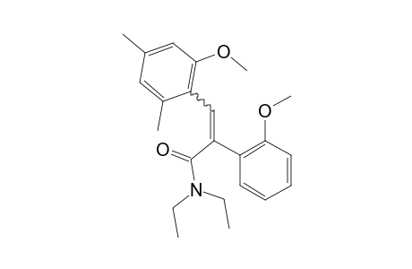 (E/Z)-N,N-Diethyl-3-(2-methoxy-4,6-dimethylphenyl)-2-(2-methoxyphenyl)acrylamide