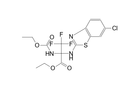 alanine, N-(6-chloro-2-benzothiazolyl)-2-[(ethoxycarbonyl)amino]-3,3,3-trifluoro-, ethyl ester