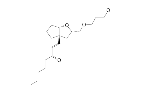 (E)-1-((1-RS,3-RS,5-RS)-3-((3-HYDROXYPROPYLOXYMETHYL)-(2-OXABICYCLO-[3.3.0]-OCTAN))-5-YL)-1-OCTEN-3-ONE