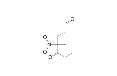 Heptanal, 4-methyl-4-nitro-5-oxo-