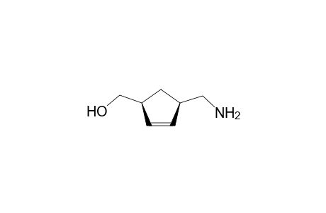 [4-(Aminomethyl)-2-cyclopentenyl]methanol