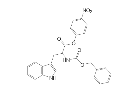dl-N-carboxytryptophan, N-benzyl p-nitrophenyl ester