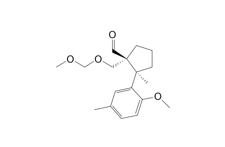 (1S,2S)-1-[(methoxymethoxy)methyl]-2-(2-methoxy-5-methylphenyl)-2-methylcyclopentanecarbaldehyde