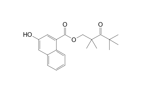 2,2,4,4-Tetramethyl-3-oxopentyl 7-hydroxynaphthalen-5-carboxylate