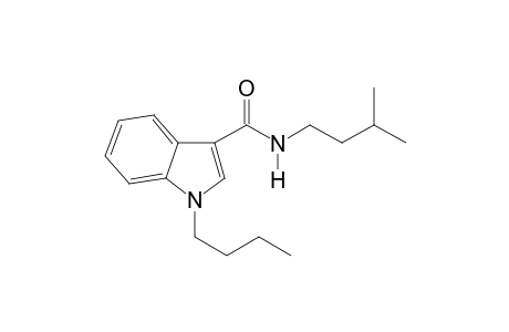 1-Butyl-N-(3-methylbutyl)-1H-indole-3-carboxamide