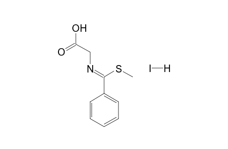 N-[alpha-(METHYLTHIO)BENZYLIDENE]GLYCINE, HYDROIODIDE