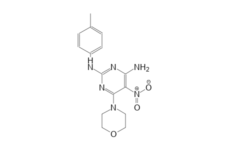 N~2~-(4-methylphenyl)-6-(4-morpholinyl)-5-nitro-2,4-pyrimidinediamine