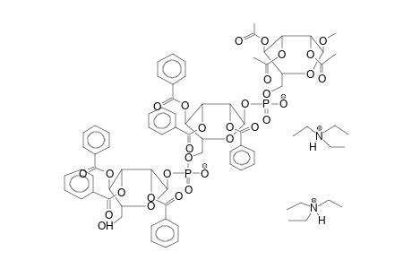 METHYL DI(2,3,4-TRI-O-BENZOYL-ALPHA-D-MANNOPYRANOSYLPHOSPHATE)-2,3,4-TRI-O-ACETYL-ALPHA-D-MANNOPYRANOSIDE, BIS(TRIETHYLAMMONIUM) SALT