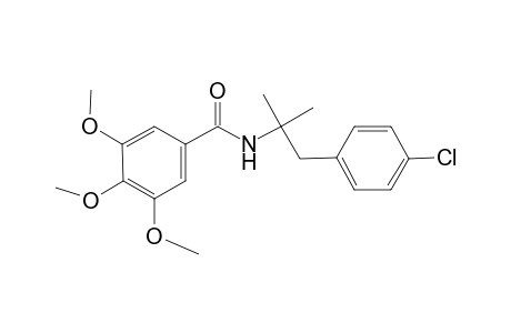 N-[2-(4-Chloro-phenyl)-1,1-dimethyl-ethyl]-3,4,5-trimethoxy-benzamide