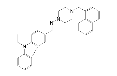 1-piperazinamine, N-[(E)-(9-ethyl-9H-carbazol-3-yl)methylidene]-4-(1-naphthalenylmethyl)-