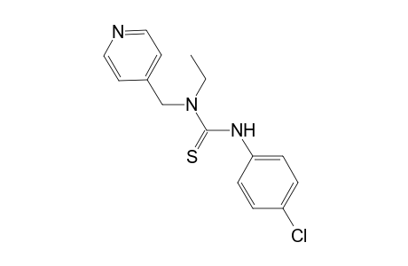 3-(4-Chlorophenyl)-1-ethyl-1-(4-pyridylmethyl)thiourea