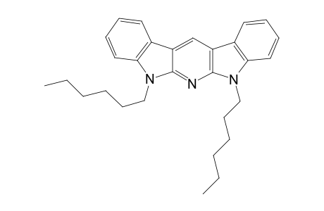 5,7-Dihexyl-5,7-dihydropyrido[2,3-b:6,5-b']diindole