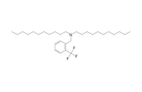 2-Trifluoromethylbenzylamine, N,N-diundecyl-
