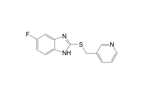 6-Fluoranyl-2-(pyridin-3-ylmethylsulfanyl)-1H-benzimidazole