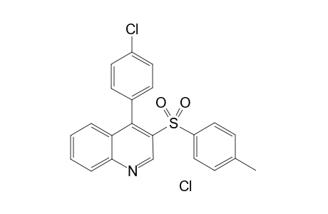 4-(4-Chlorophenyl)-3-tosylquinoline hydrochloride